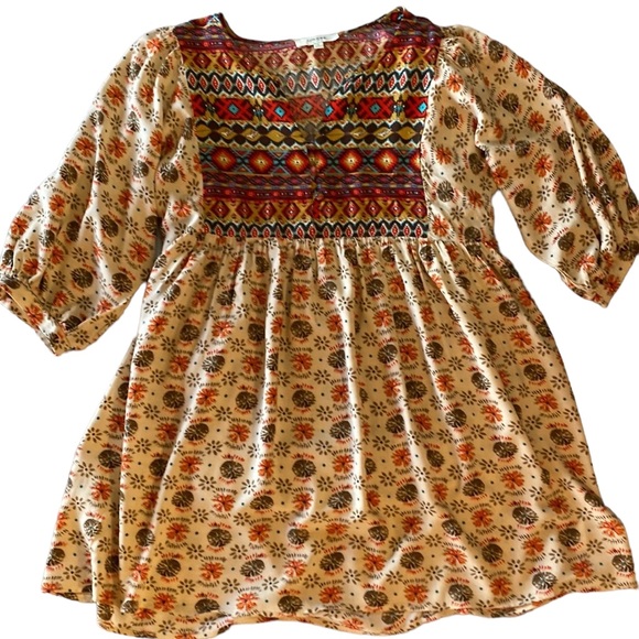 Umgee Button Front Aztec Print Dress Size S Great Condition! - Picture 2 of 11